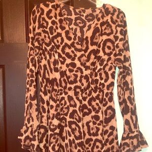 Cheetah Romper